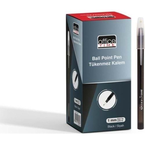 Offıce Tıme Tükenmez Kalem 1 mm Siyah 3023 (1 Adet)