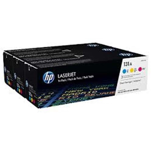 HP 131A Mavi-Kırmızı-Sarı 3lü Takım Toner U0SL1AM CF211A-CF212A-CF213A