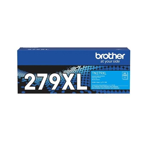 Brother TN-279XLC Cyan Mavi Toner HL-L3280CDW DCP-L3520-3560 MFC-L3720-3760-8390 2.300 Sayfa