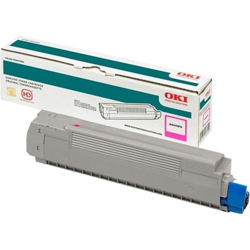 OKI MC873-MC883 10.000 Sayfa Magenta Kırmızı Toner 45862815