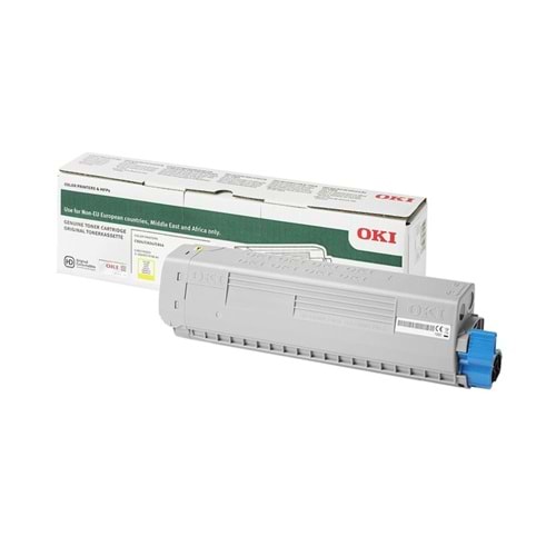 OKI 47095701 TONER-Y-C824-C834-C844-5K SARI TONER 5000 SAYFA