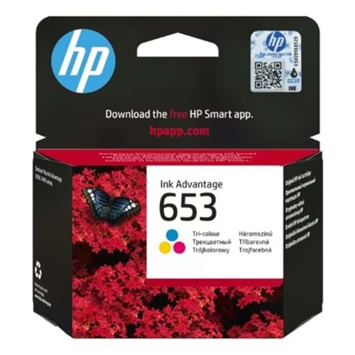 HP 653 Color Renkli Kartuş 3YM74AE