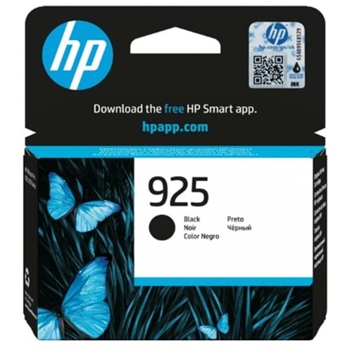 HP 925 Black Siyah Kartuş 4K0V9PE