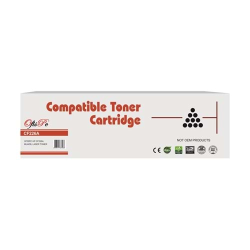 OfisPc Hp 26A Siyah 3.100 Sayfa Çipli Muadil Toner CF226A