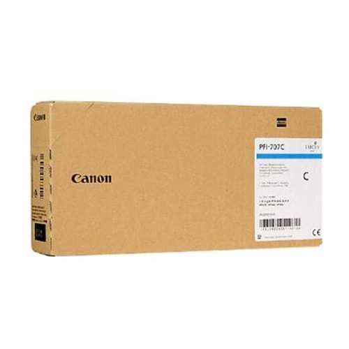 Canon PFI-707C Cyan Mavi Plotter Kartuş IPF830-840-850