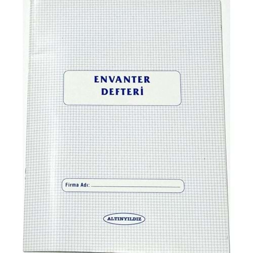Altınyıldız Envanter Defteri 32 Yaprak (1 Adet)