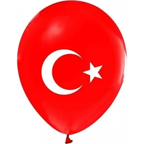 Balonevi Balon 1+1 Ayyıldız Baskılı 12