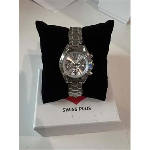 Swiss Plus Woman Watch Model-3 ST0730ABL Silver-Silver(Kol Saati)