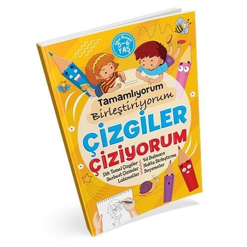 Ema Tamamlıyorum Birleşt.Çizgiler Çiz.5-6 Yaş