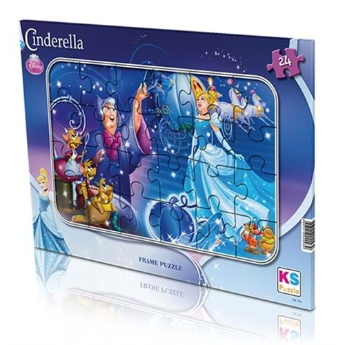 Ks Games Puzzle 24 Prç Cinderella Frame