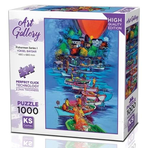 Ks Games Puzzle 1000 Parça Fishermen Series I 20687