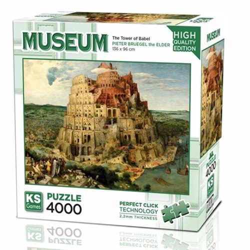 Ks Games Puzzle 4000 Parça Yetişkin The Tower Of Babel 23508