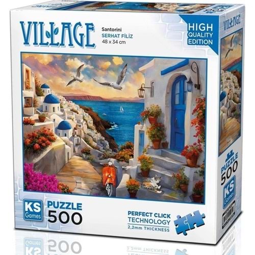Ks Games Puzzle 500 Santorini