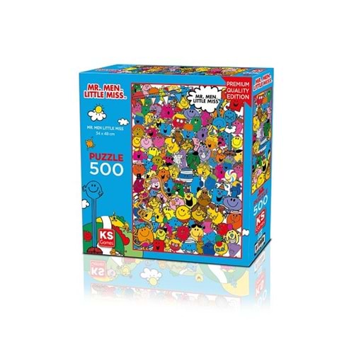 Ks Games Puzzle 500 Mr Men Lisanslı Yetişkin 14451