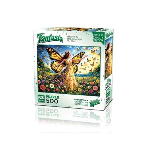 Ks Games Puzzle 500 Lady Butterfly 20093