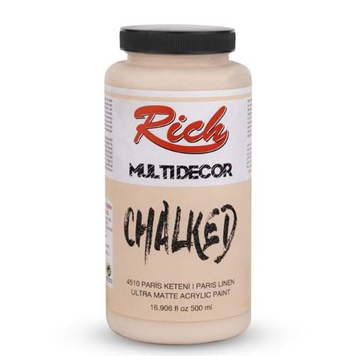Rich Akrilik Boya Multi Decor Chalked 500 CC Paris Keteni 4510