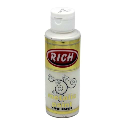 Rich Akrilik Boya Metalik 120 CC İnci 120-0730