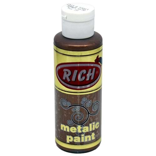 Rich Akrilik Boya Metalik 120 CC Açık Kahve 0774
