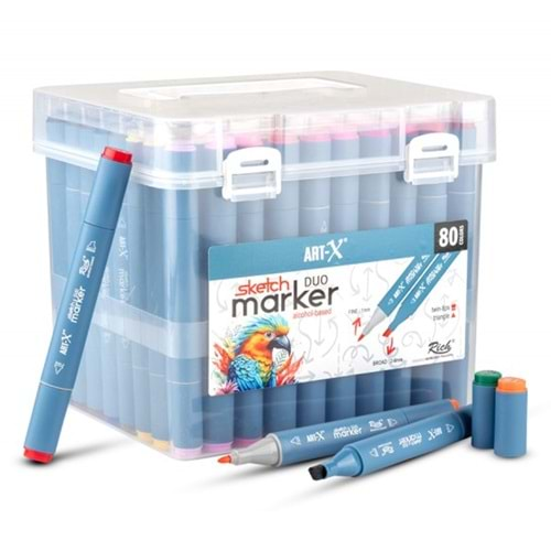 Art-X Sketch Marker Duo 80 Li Set 18051