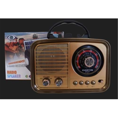 Everton RT-677 Bluetooth-USB-SD-AUX-TF Nostaljik Radyo
