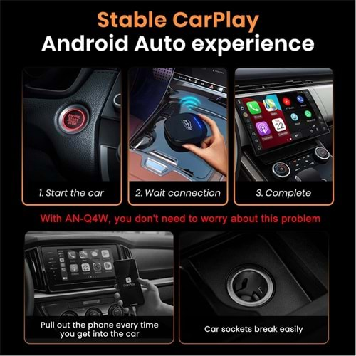 MMB MAX 5.0 Android 13, 8+128GB, Kablosuz-Wireless CarPlay SM6225 Chipset Full Android Box