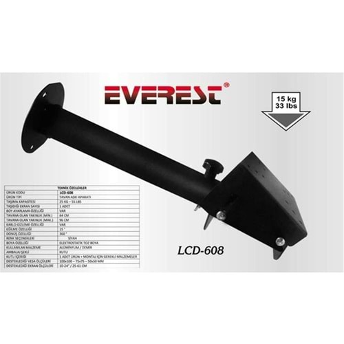 Everest LCD-608 50-50 10