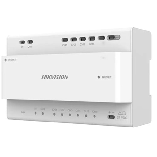 Hikvision DS-KAD704Y 2 Telli 4 Kanal Analog İnterkom Dağıtıcısı