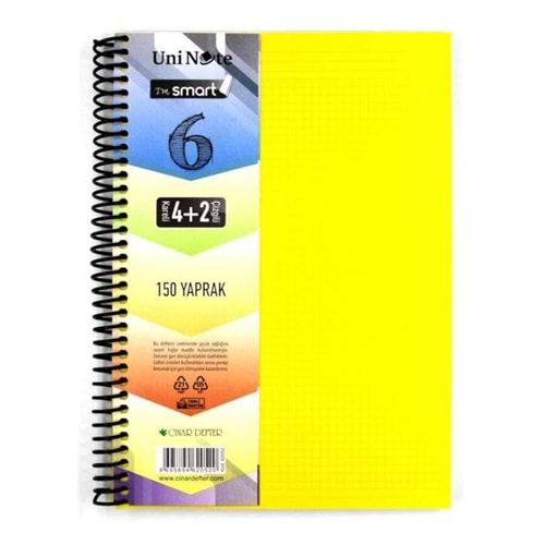 Çınar I M Smart 150 Yp A4 Ayraçlı Defter 4+2