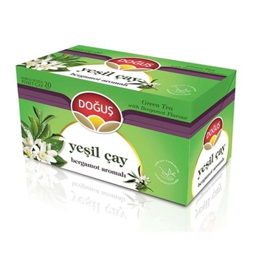 Doğuş Bergamot Yeşil Çay Süzen Poşet 20x1.75 gr