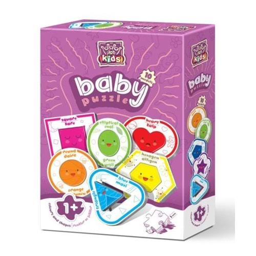 Art Puzzle Renkler Ve Şekiller Baby 5823