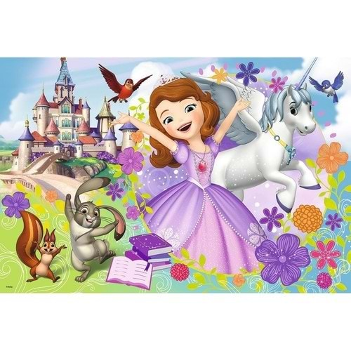 Trefl Çocuk Dev Puzzle 24 Parça Sofia S Colorful World, Disney Sofia The First 14270