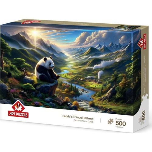 Art Puzzle 500 Parça Pandanın Huzur Durağı 40502