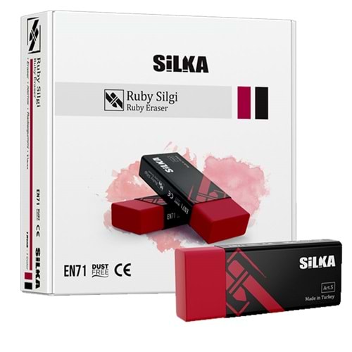 Silka Silgi Ruby Kırmızı (1 Adet)