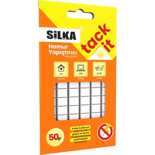 Silka Tack-ıt Yapıştırıcı 50 Gr Beyaz Art.1112 (1 Adet)