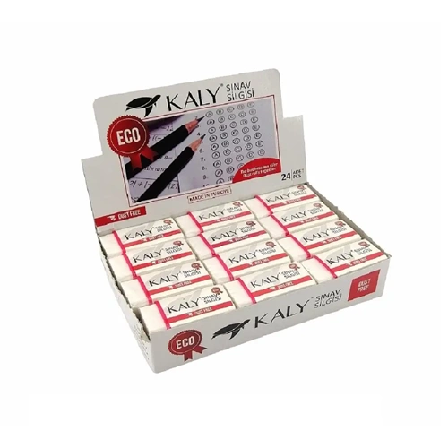 Kaly Sınav Silgi 24 Lü Beyaz Art.597
