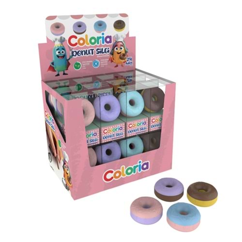 Silka Silgi Art.1434 Colorıa 24 Lü Donat 3D