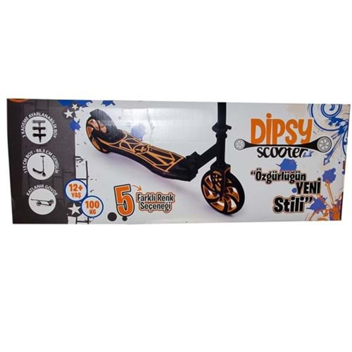 Dipsy Scooter Turuncu Kutulu