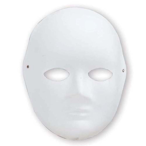 Puti Maske Karton Büyük Surat 5176 (1 Adet)