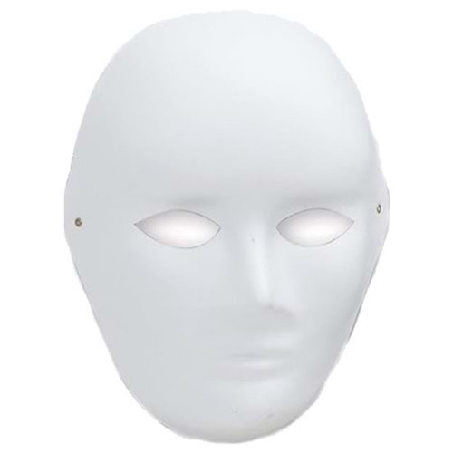 Puti Maske Karton Küçük Surat 5169 (1 Adet)