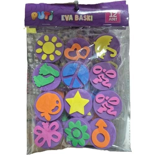 Puti Eva Baskı-12 Li Paket