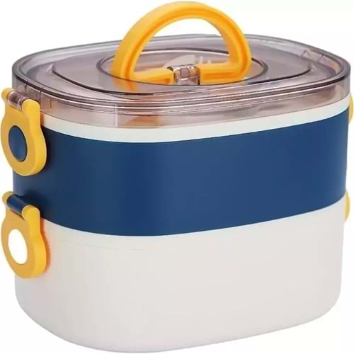 Vagonlife Beslenme Kutusu Lunch Box Paslanmaz Çelik 1900 ML BL50251-2