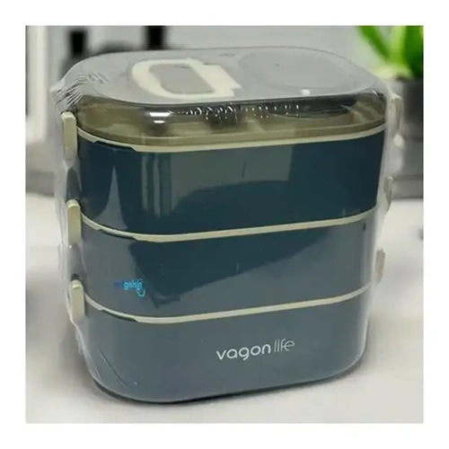 Vagon Life Beslenme Kutusu Paslanmaz Çelik Lunchbox VGN-7163 - KARMA