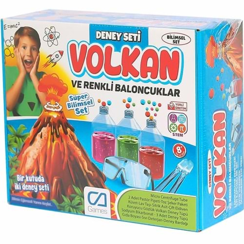 Capls Volkan Ve Baloncuklar 5217 Deney Seti