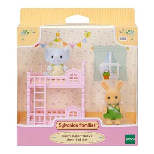 Adore Oyuncak sylvanian families Güneşli Tavşan Bebek Ranza Seti ESE5551