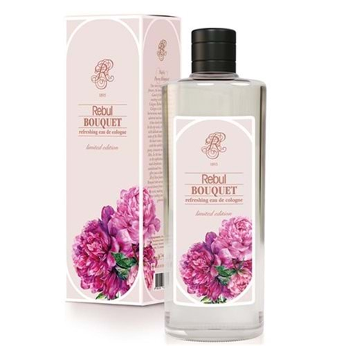 Rebul 250ml Bouquet Kolonya Cam Şişe