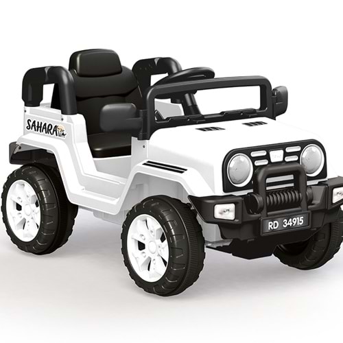 Dolu Oyuncak Sahara Beyaz 12 V Akülü Araba