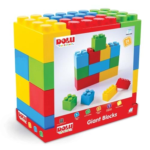 Dolu Xl Blocks 24 Parça Dolu-5038