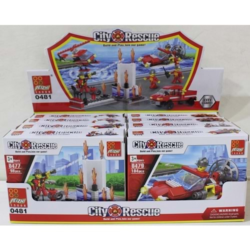 Canem Oyuncak Büyük İtfaiye Lego Assorti 0481