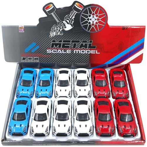 Canem Oyuncak Çekbırak Metal Araba 4311E(1 Adet)