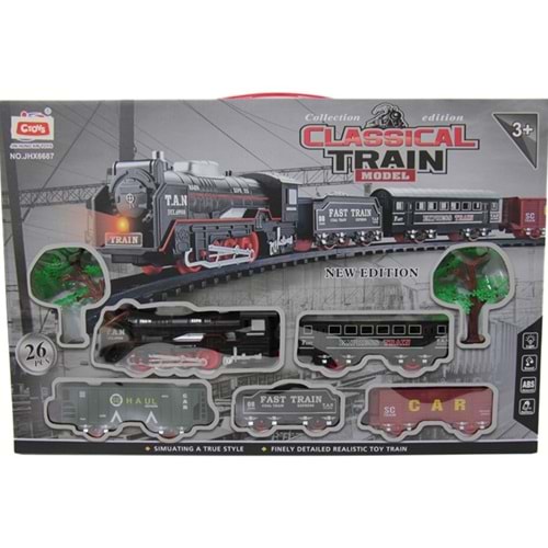 Ctoy Oyuncak Işıklı Sesli Tren Seti 26 Parça CTOY-JHX6687